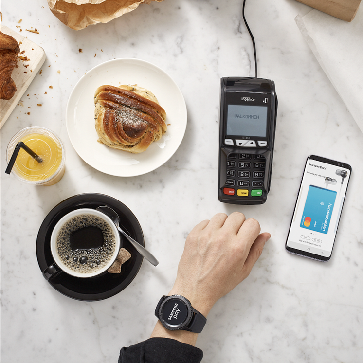 Samsung Pay_Galaxy S8_Gear S3_Handelsbanken