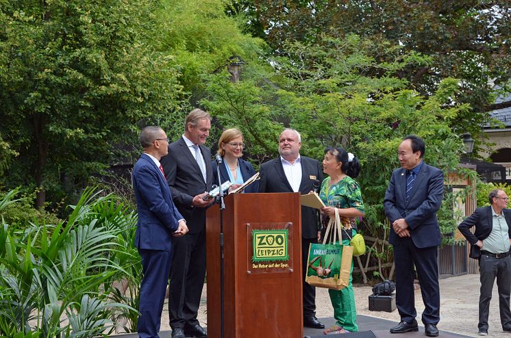 Feierliche Eröffnung Entdeckerhaus Arche im Zoo Leipzig