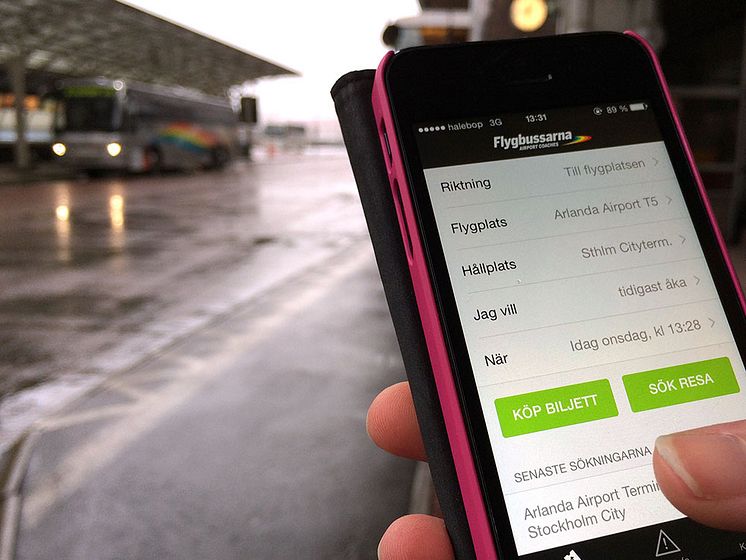 Flygbussarnas ny app