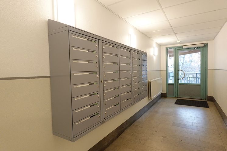 Väderboxar (säkerhetsdörrar från Boxicon) för postboxar och fastighetsboxar