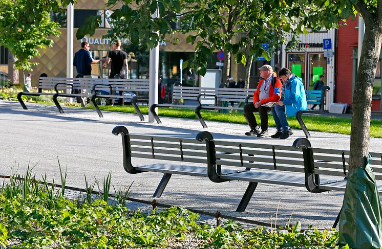 Long, design 02 Landskap. Kirkeparken, Tromsø 
