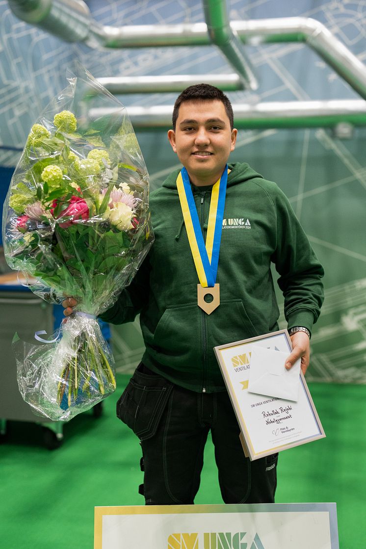 Guldmedaljör: Rohullah Rajabi, Karlstad
