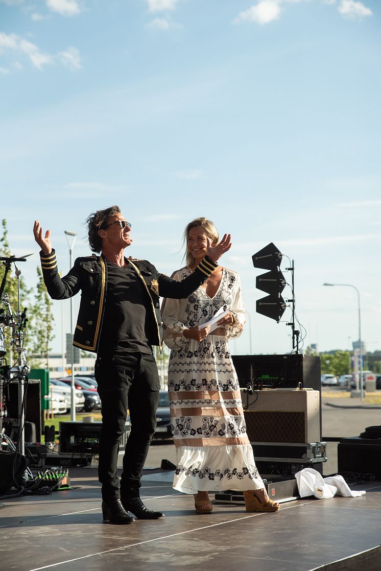 Petter Stordalen och Kristin Kaspersen