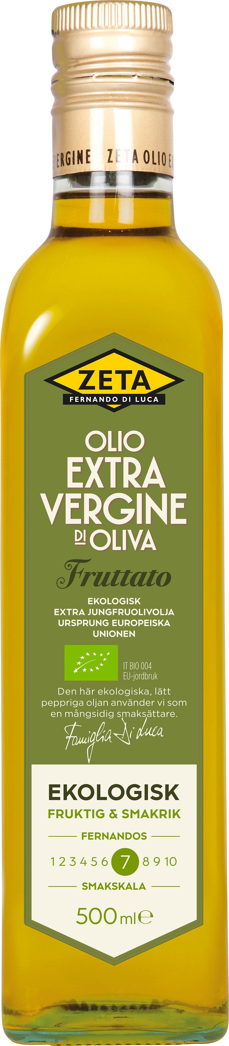 Ekologisk olivolja fruttato från Zeta