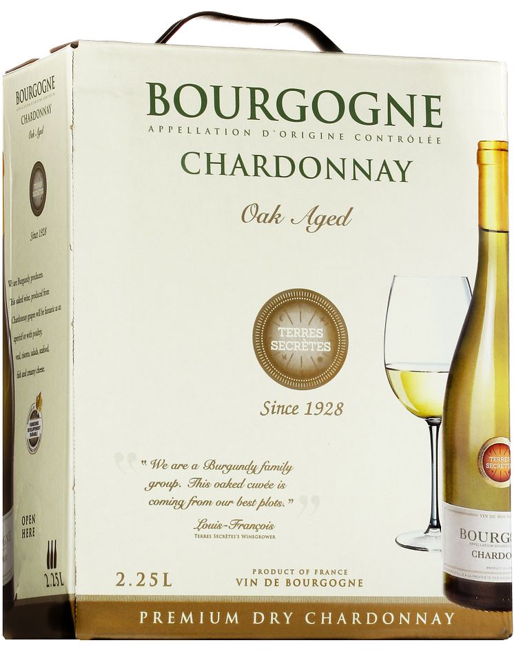 ​Vignerons des Terres Secrètes Bourgogne Chardonnay