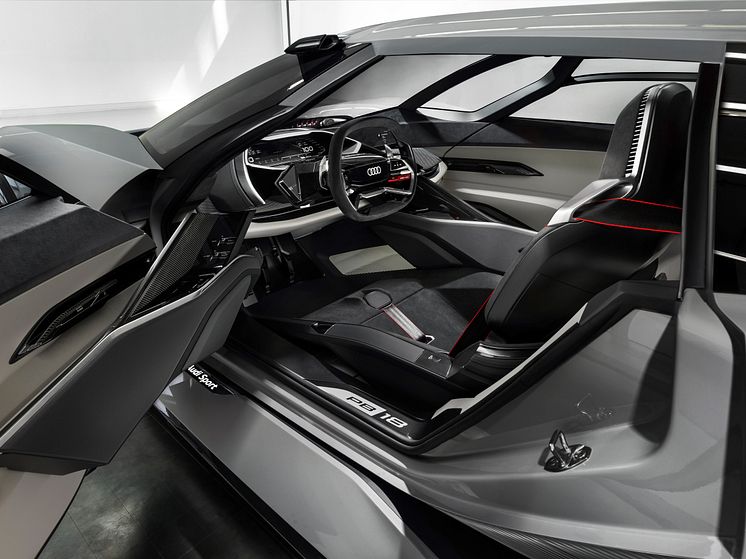 Audi PB18 e-tron (Circuit grey) cockpit til venstre