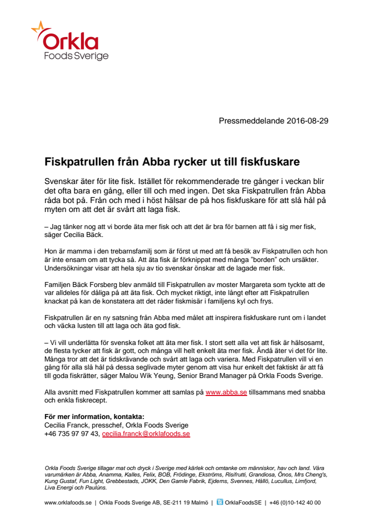 Fiskpatrullen från Abba rycker ut till fiskfuskare