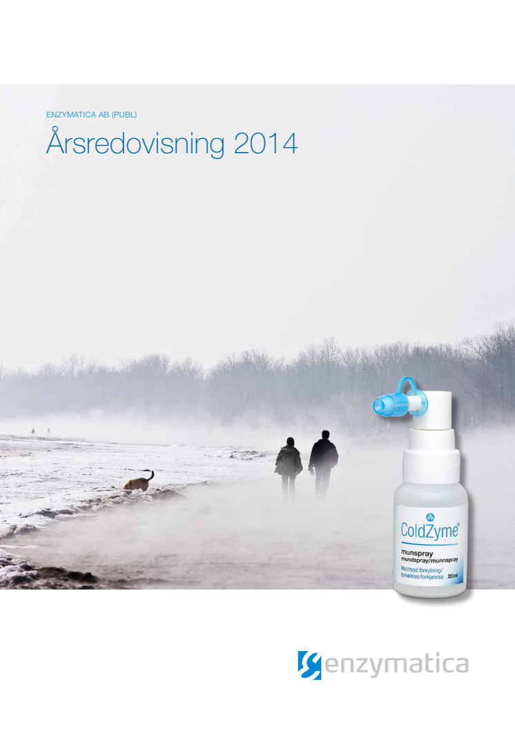 Enzymatica publicerar årsredovisningen för 2014  