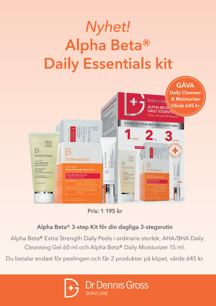 Dr Dennis Gross A4 Alpha Beta Essential kit