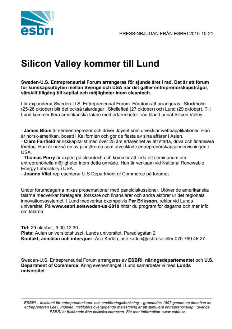 Silicon Valley kommer till Lund