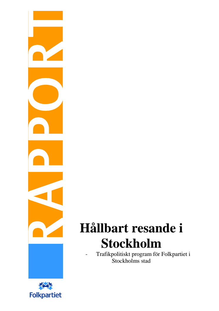 Det behövs en ny Stockholmsförhandling