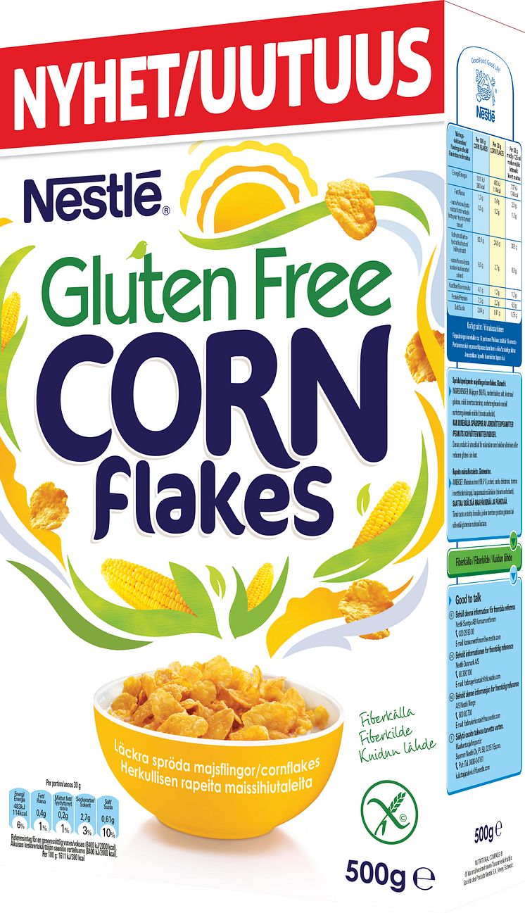 Glutenfria Cornflakes