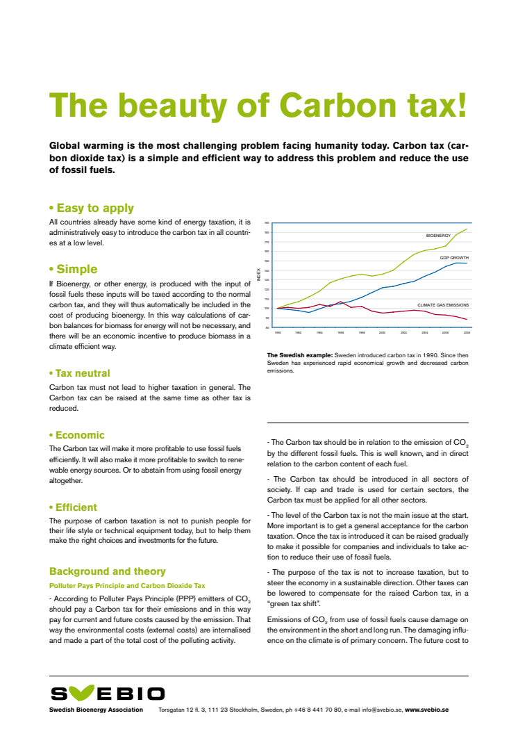 The beauty of carbon tax