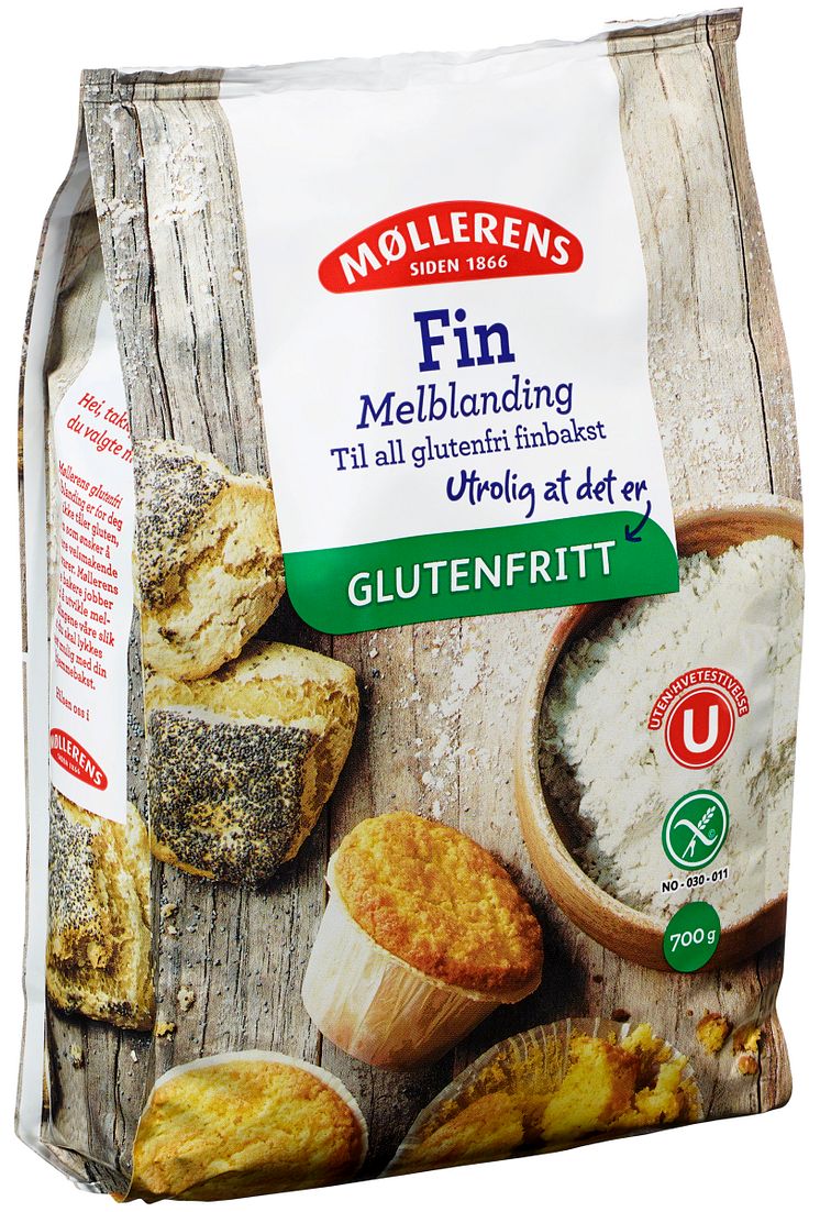 Møllerens Fin Melblanding, Glutenfri,