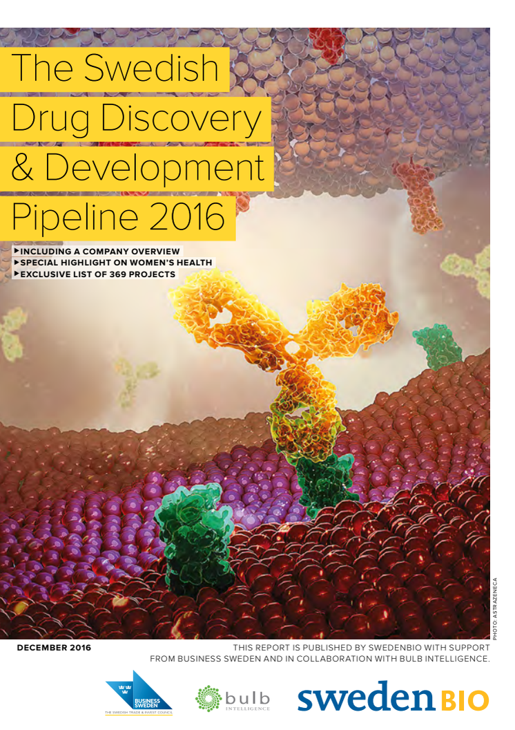 The Swedish Drug Discovery and Development Pipeline 2016