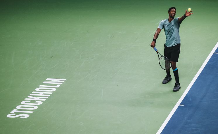 Gaël Monfils at the BNP Paribas Nordic Open 2023