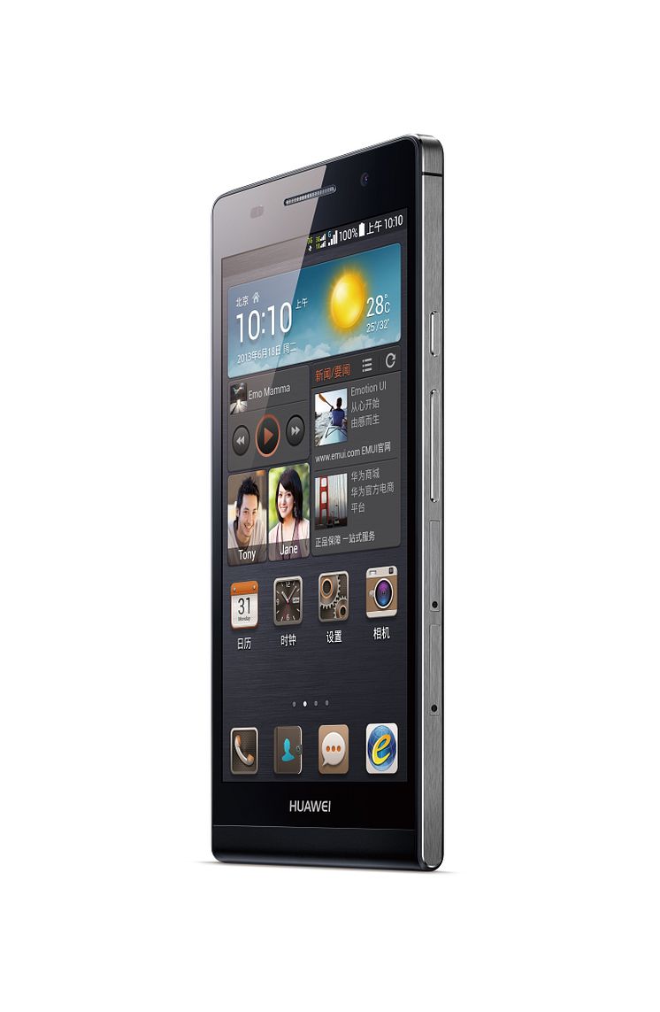 Huawei Ascend P6 svart