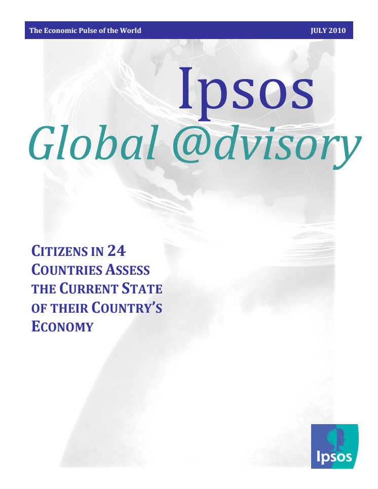 Ipsos/Global@dvisory: The Economic Pulse of the World, 100701 (eng)
