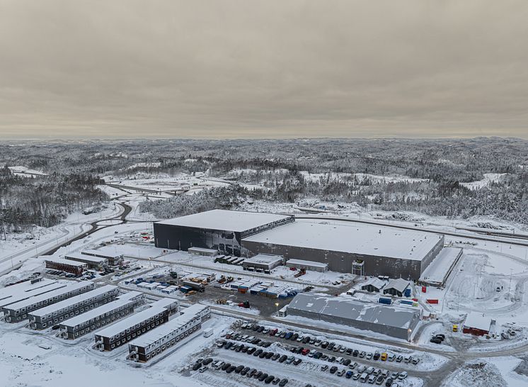 Drone picture Morrow Cell Factory December 2023