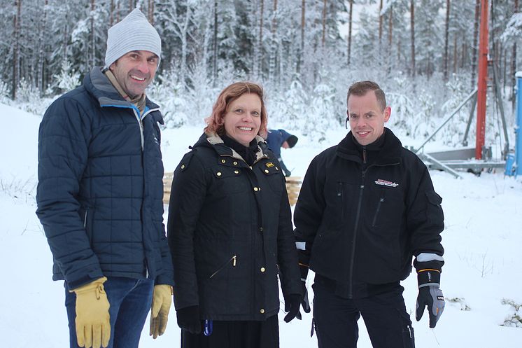 Representanter från Vaggeryds Näringslivsråd, Vaggeryds kommun och BK Åkeri