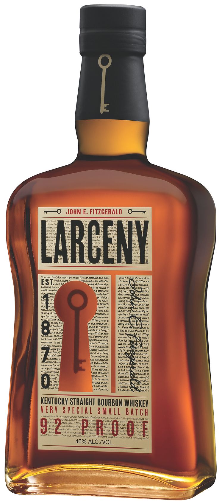 Larceny Kentucky Straight Bourbon Bottle Front Left