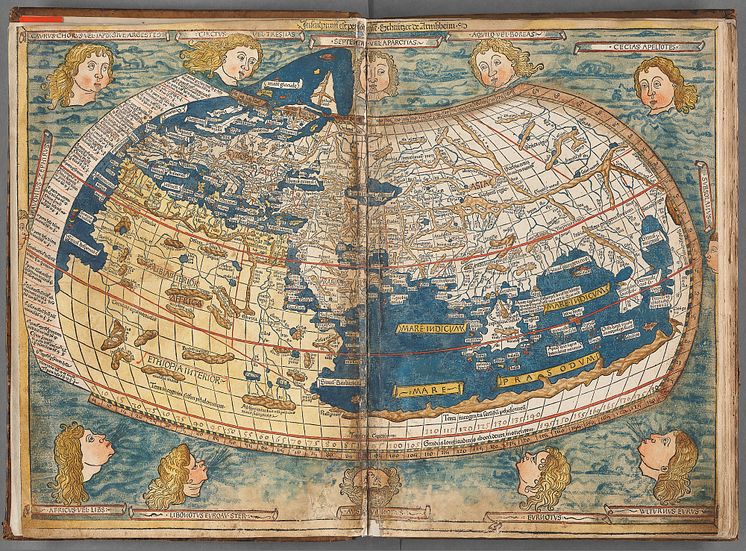 Nicolaus Germans världskarta från 1482