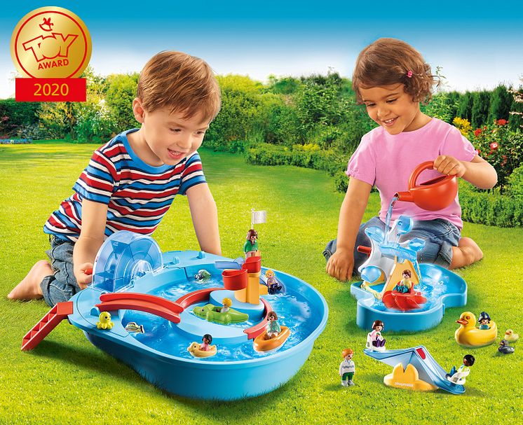 Mit dem ToyAward 2020 ausgezeichnet: Die neue Wasserspielwelt von PLAYMOBIL 1.2.3 AQUA