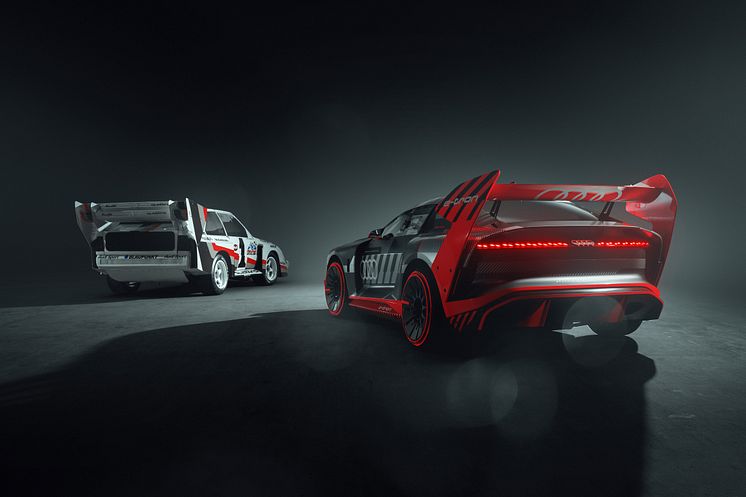 Audi Sport quattro S1 og Audi S1 e-tron quattro Hoonitron