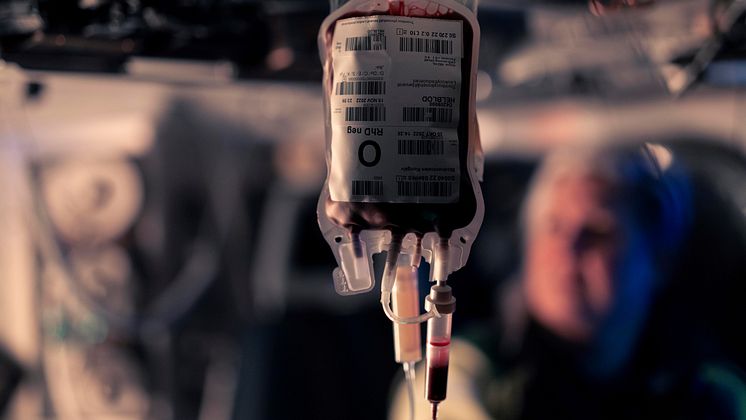 Blodtransfusion i helikopter