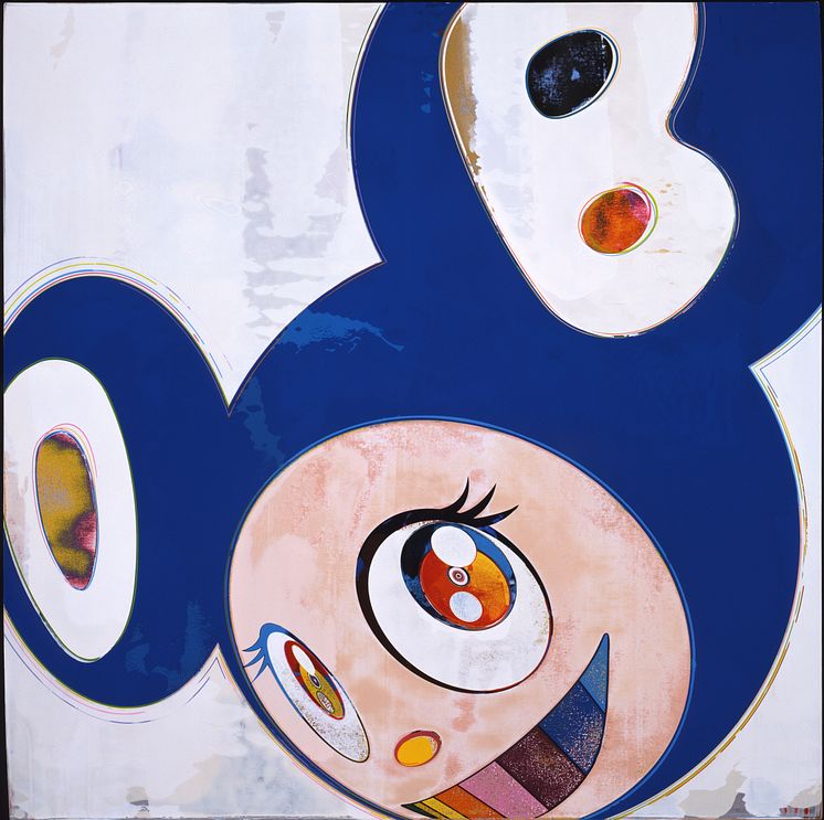 Takashi Murakami, And then, and then, and then, and then / Original Blue, 2006