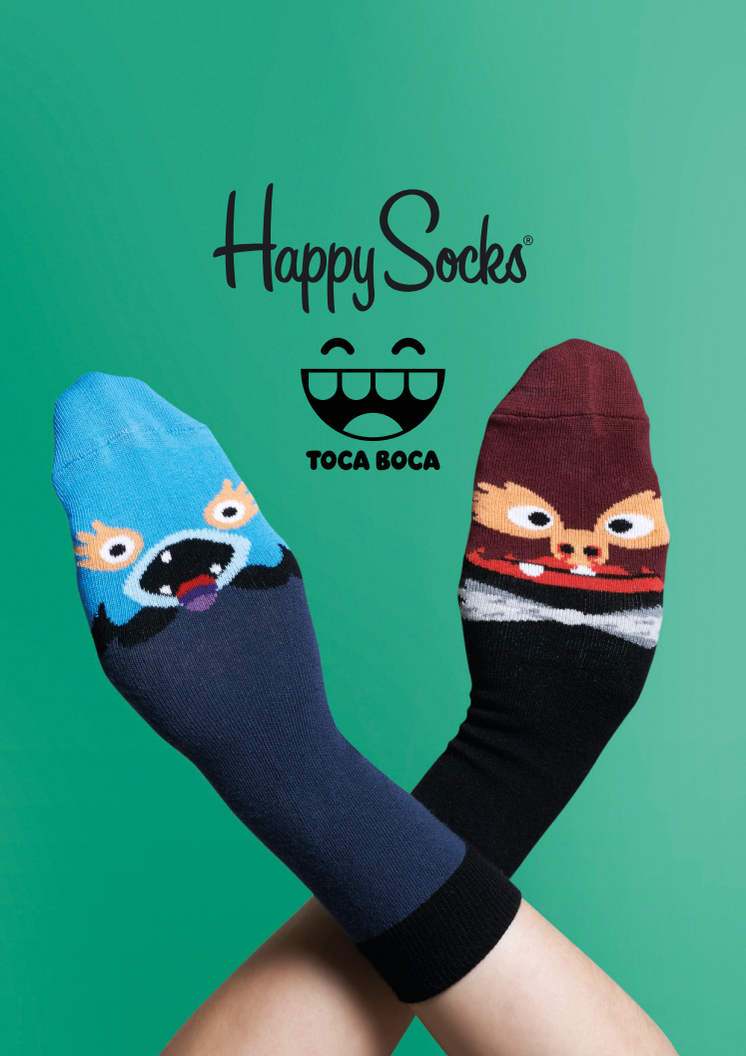 HAPPY SOCKS presenterar stolt sitt första samarbete för barn med TOCA BOCA