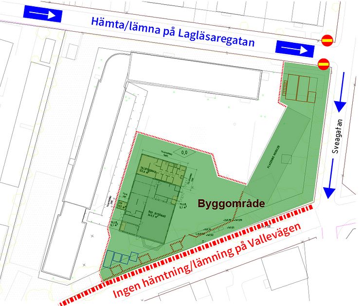 Trafikkarta Normalmskolan