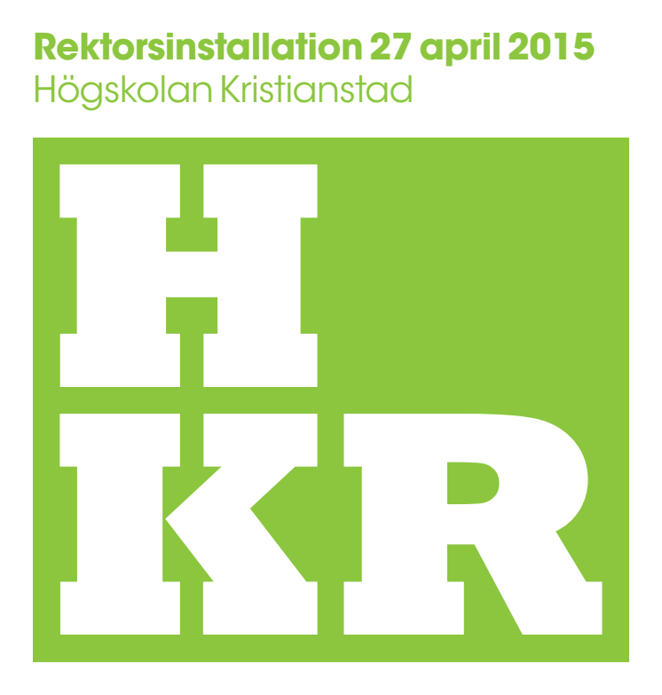 Rektorsinstallation - Program med info och fakta