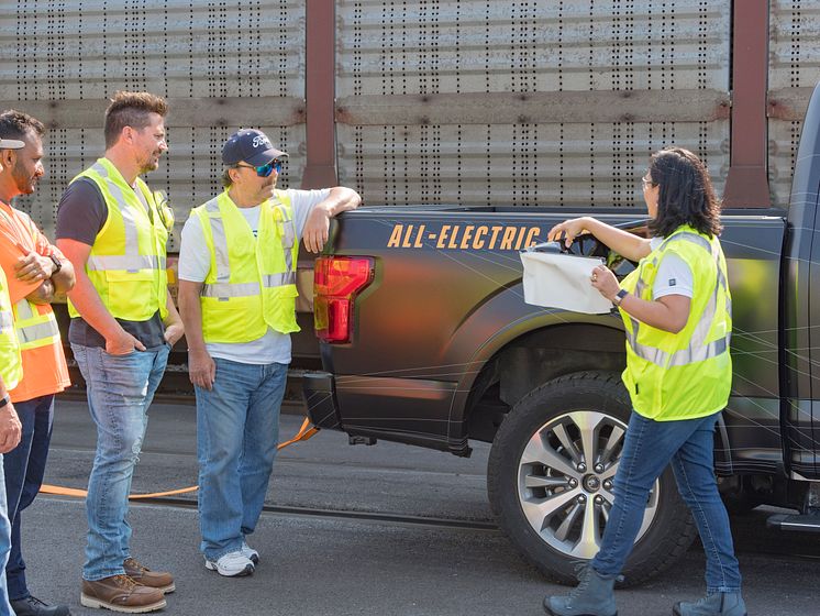 Helelektrisk Ford F-150 pickup prototype