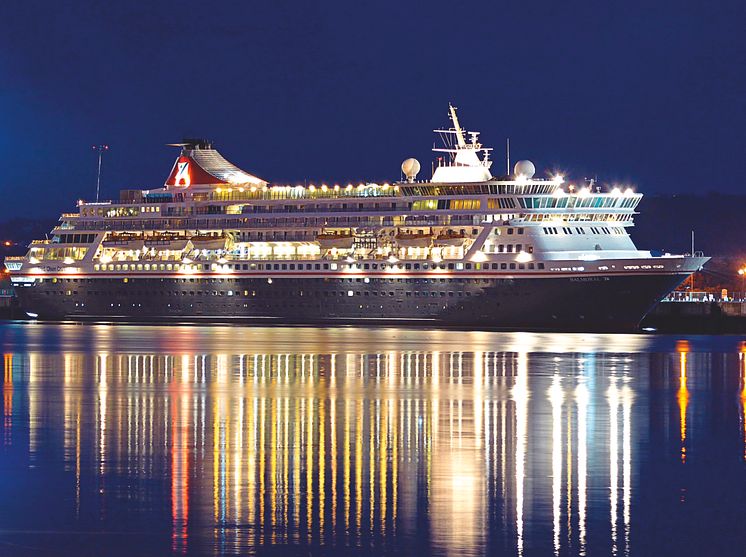 Balmoral in Belfast at night