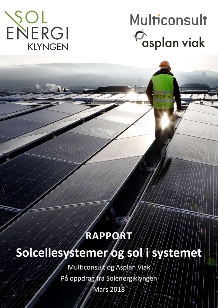 Rapport- Solcellesystemer og sol i systemet