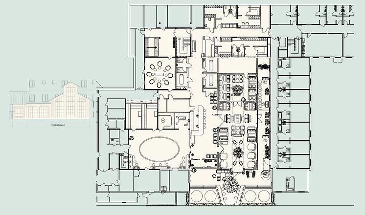 Spa - Ritning - Högbo Brukshotell storsatsar - nytt spa & vinterträdgård med unik inramning