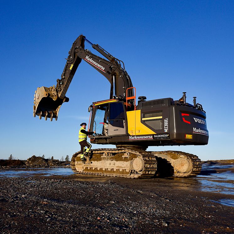 Volvo EC380E med Dig Assist