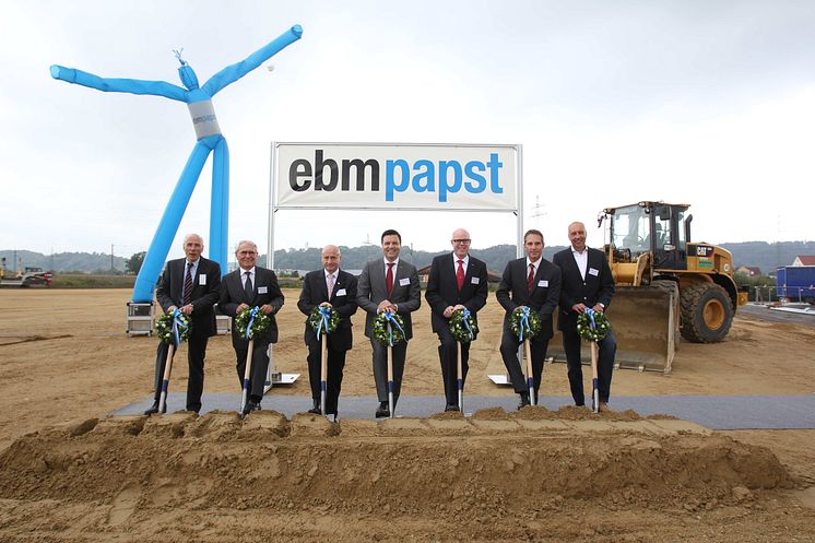 ebm-papst investerar 14 miljoner € i ny fabriksbyggnad vid sin anläggning i Landshut