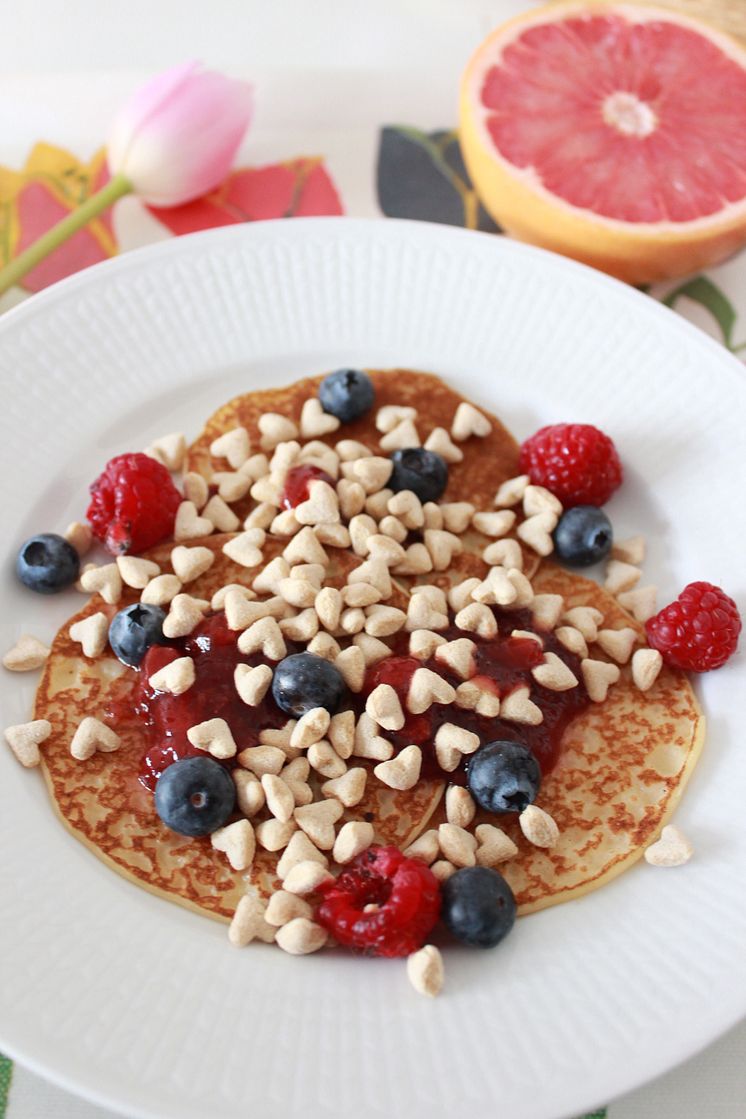 Proteinrika pannkakor med Betavivo Havrehjärtan