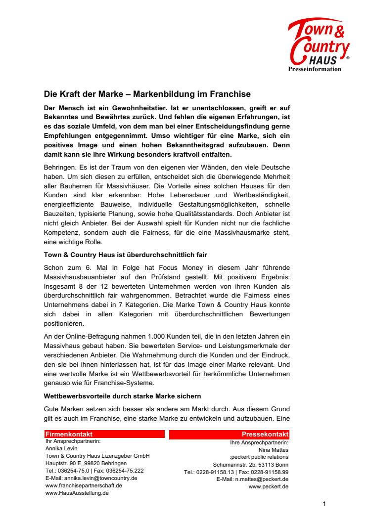 Die Kraft der Marke – Markenbildung im Franchise