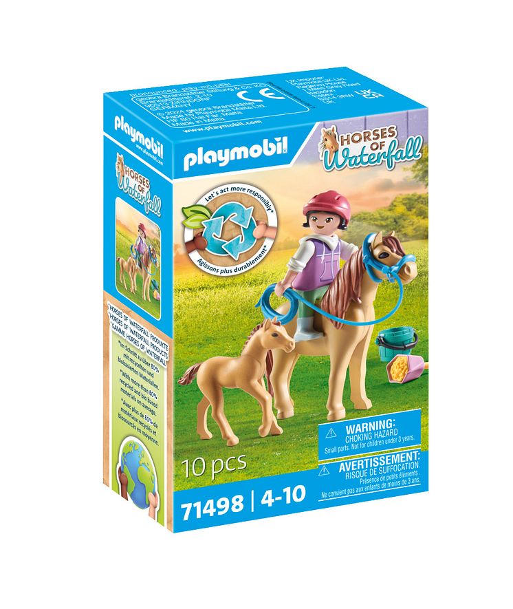 Kind mit Pony und Fohlen (71498) von PLAYMOBIL