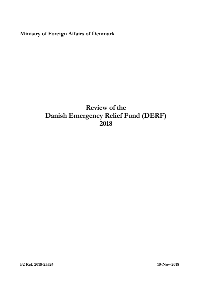 DERF external review rapport November 2018 