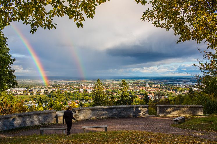 Vid regnbågens slut, utsiktsplatsen Skövde