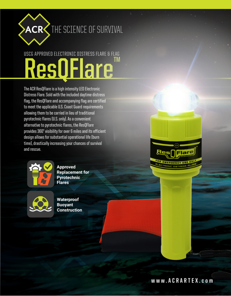 Spec sheet - ACR Electroncis ResQFlare™