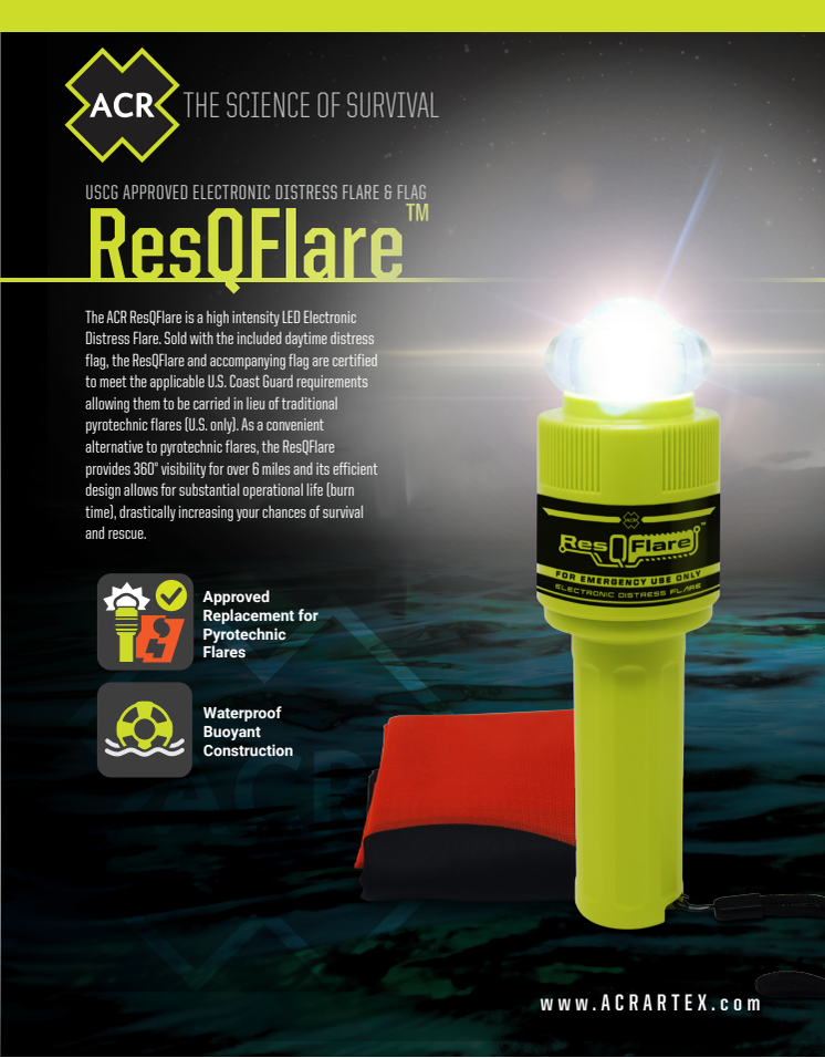 Spec sheet - ACR Electronics ResQFlare™