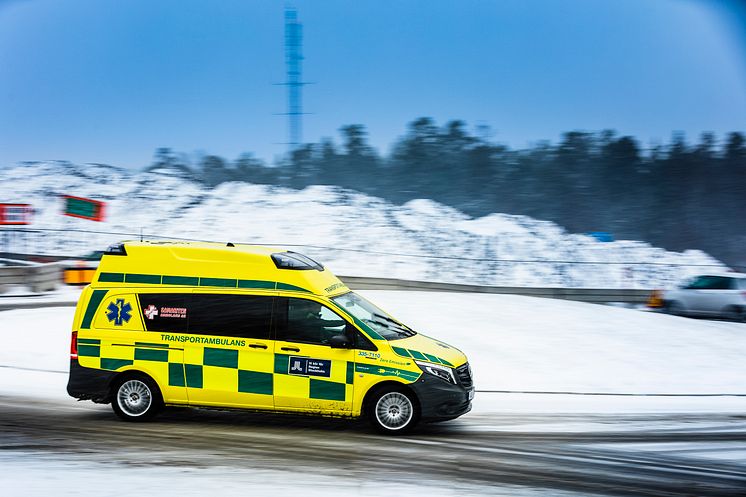 Mercedes-Benz eVito - eldriven ambulans