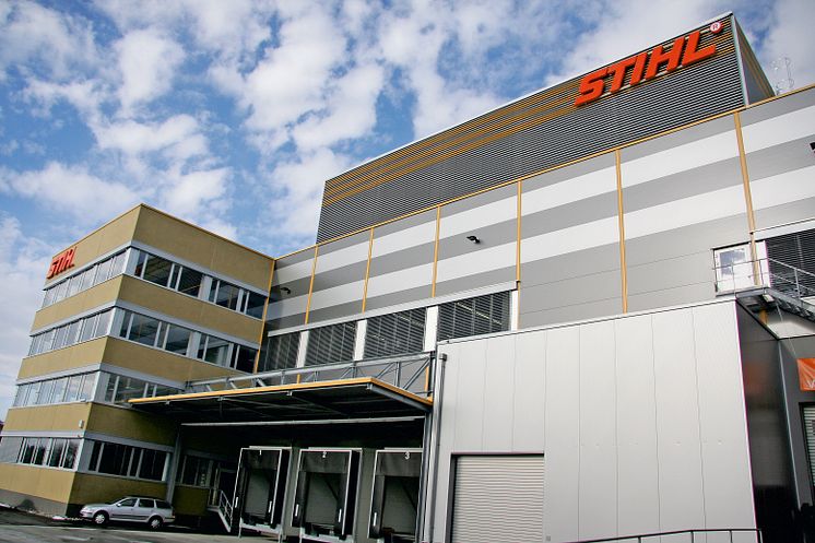 Stihl`s kjedefabrikk i Sveits