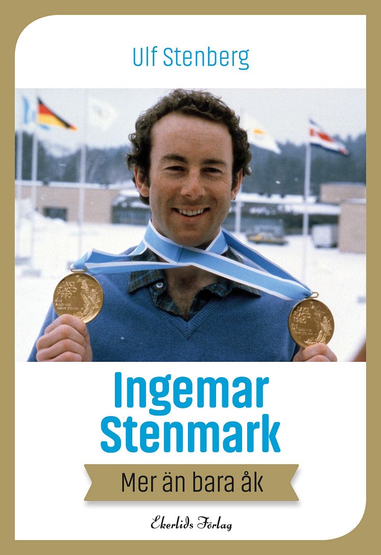 Omslag till boken Ingemar Stenmark - mer än bara åk av Ulf Stenberg
