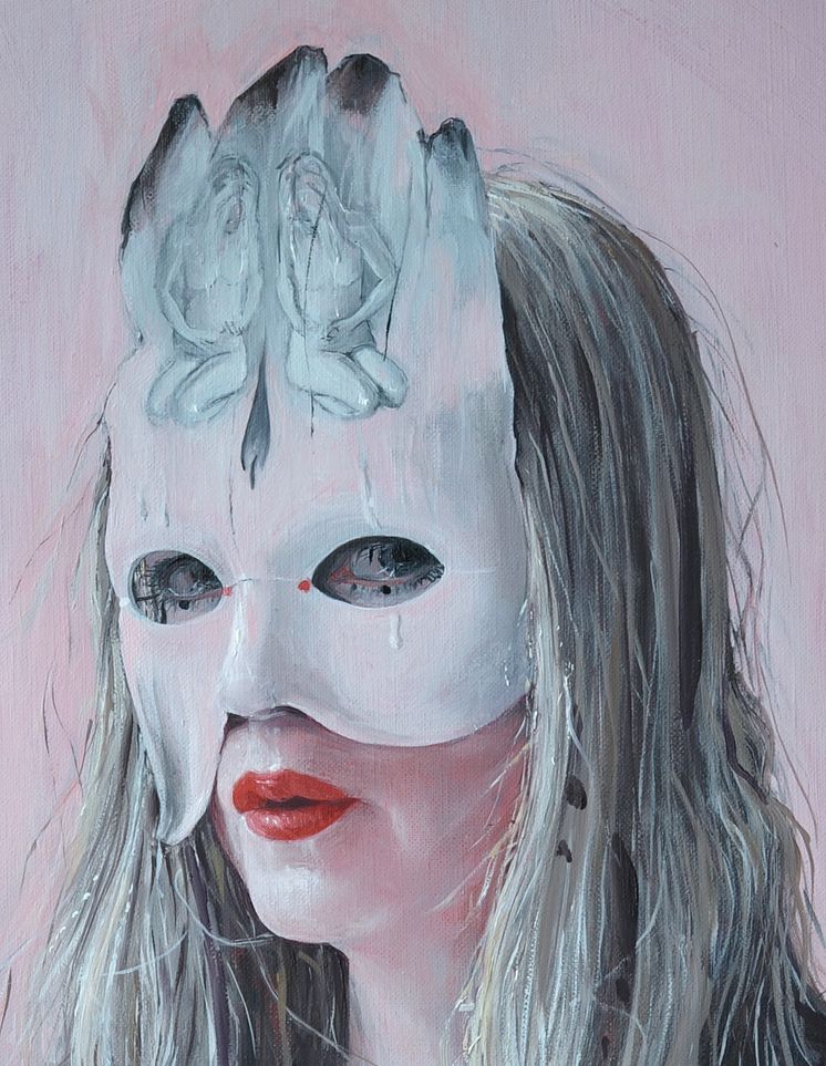 Ylva Ogland: Snöfrid with Mask After the Transmutation Ritual (nr 1.)